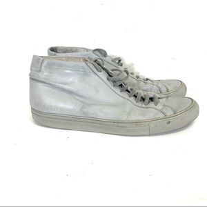 Common projects grey high top sneakers size 43